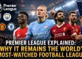 Premier League football stadium atmosphere showing English football popularity
