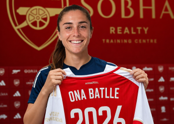 Illustration of Arsenal Hail Stunning Ona Batlle Signing After Barcelona Exit