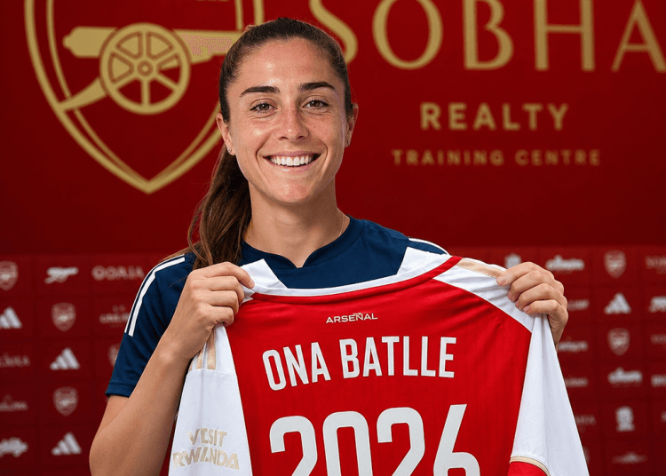 Illustration of Arsenal Hail Stunning Ona Batlle Signing After Barcelona Exit