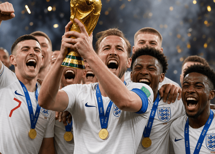 Illustration of England World Cup Win Could Trigger Stunning £19m Bonus Bonanza