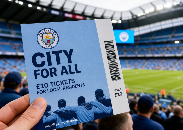 Illustration of Man City Offer Stunning £10 Tickets for Local Residents