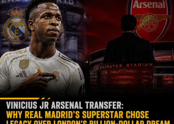 Vinicius Jr Arsenal Transfer: Why Real Madrid’s Superstar Chose Legacy Over London’s Billion-Dollar Dream