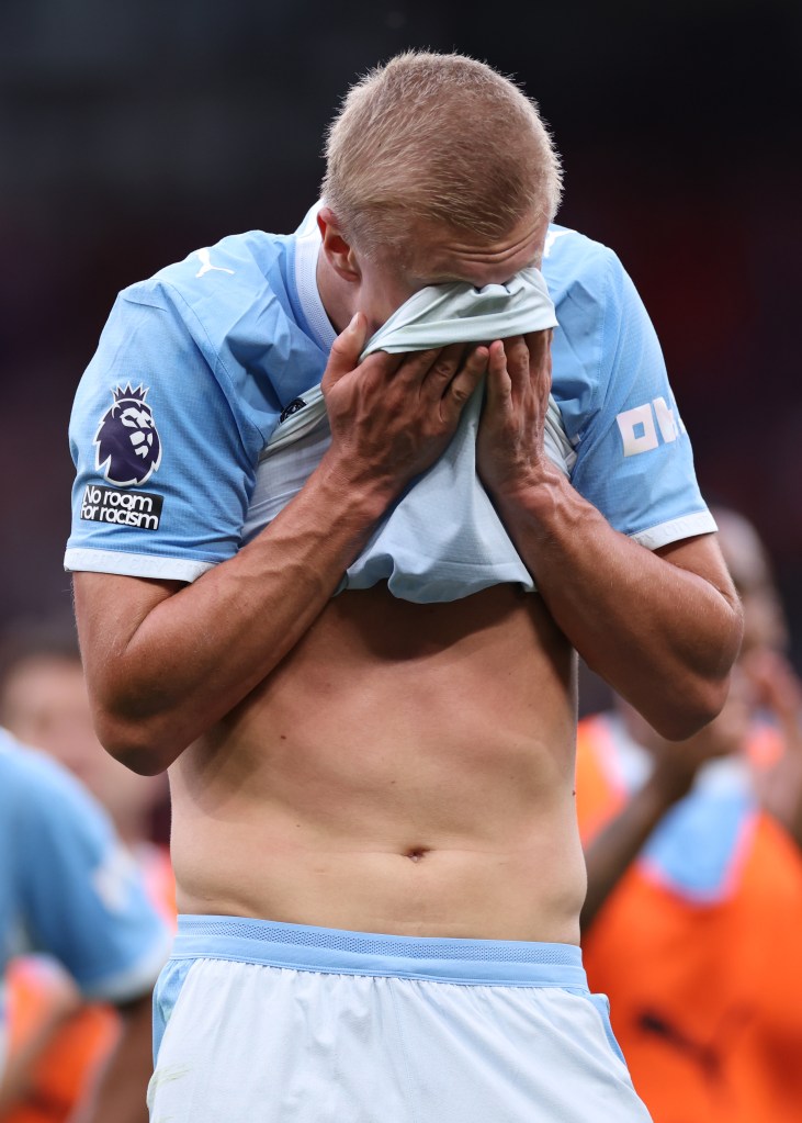Erling Haaland in Manchester City colours during the 2026-27 season
