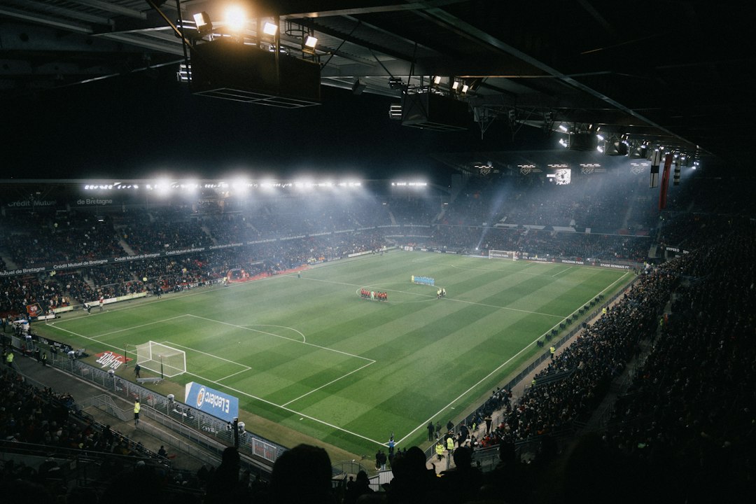 Football match in France