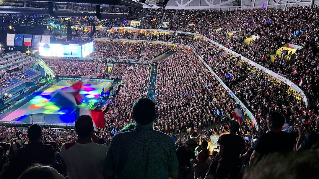 Football supporters gathered in France