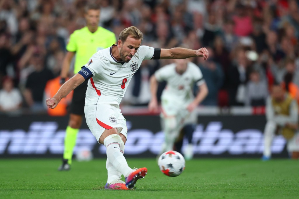 Harry Kane leads England during the Nations League campaign