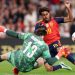 Lamine Yamal attacks for Spain in the UEFA Nations League