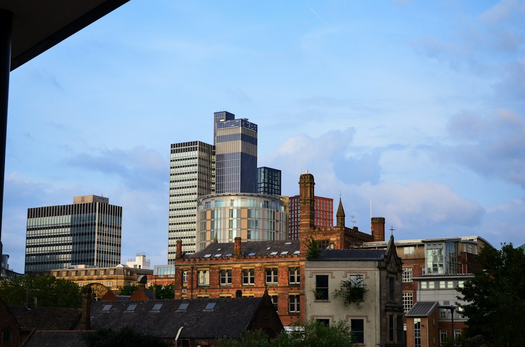 Manchester city centre skyline