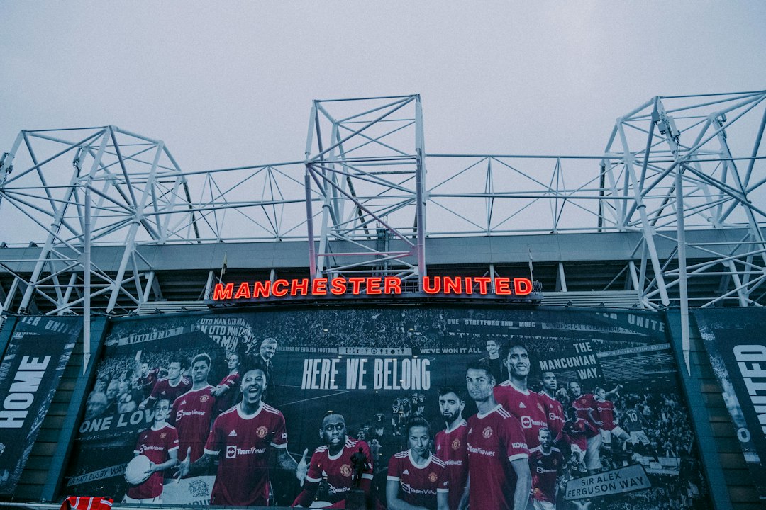 Old Trafford stadium in Manchester