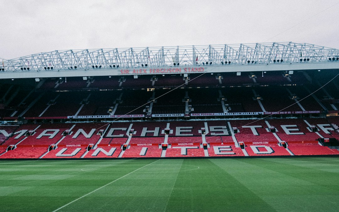 Football pitch at Old Trafford