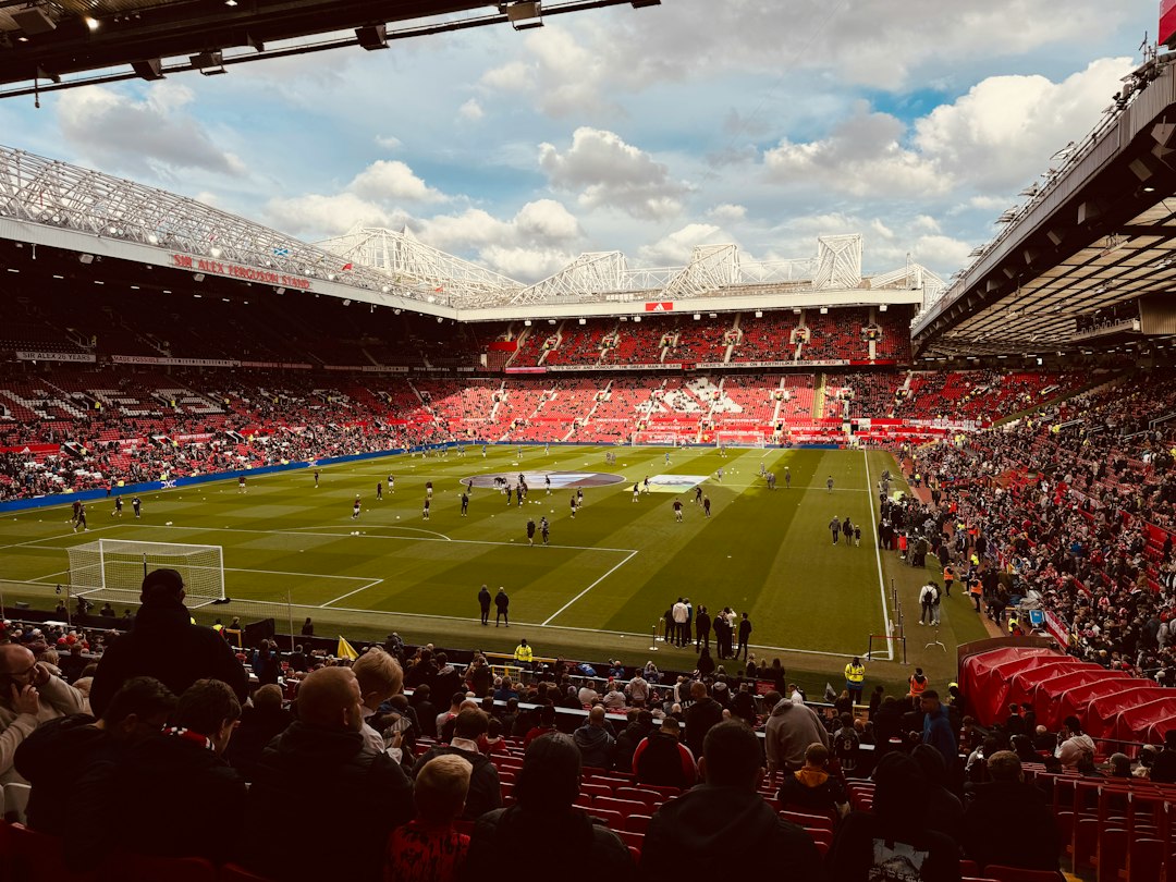 Stretford End inside Old Trafford