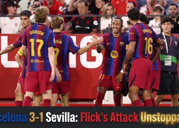 Barcelona 3-1 Sevilla: Flick’s Attack Unstoppable?