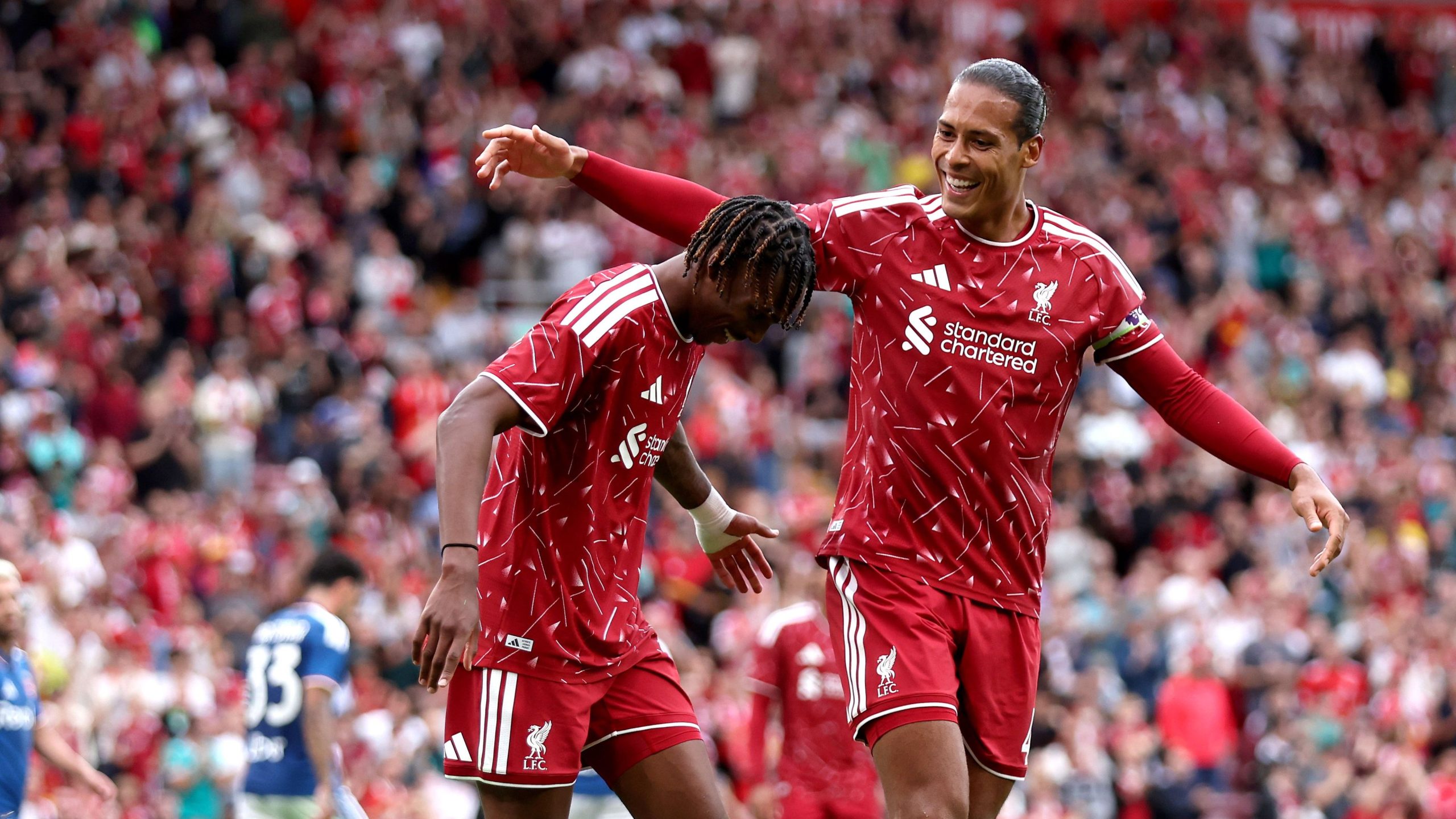 Ronald Araújo and Milos Kerkez