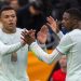 Kylian Mbappe and Ousmane Dembele together with France