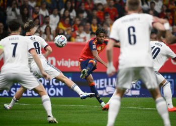 Lamine Yamal and Spain during the October 3 2026 win over Czechia
