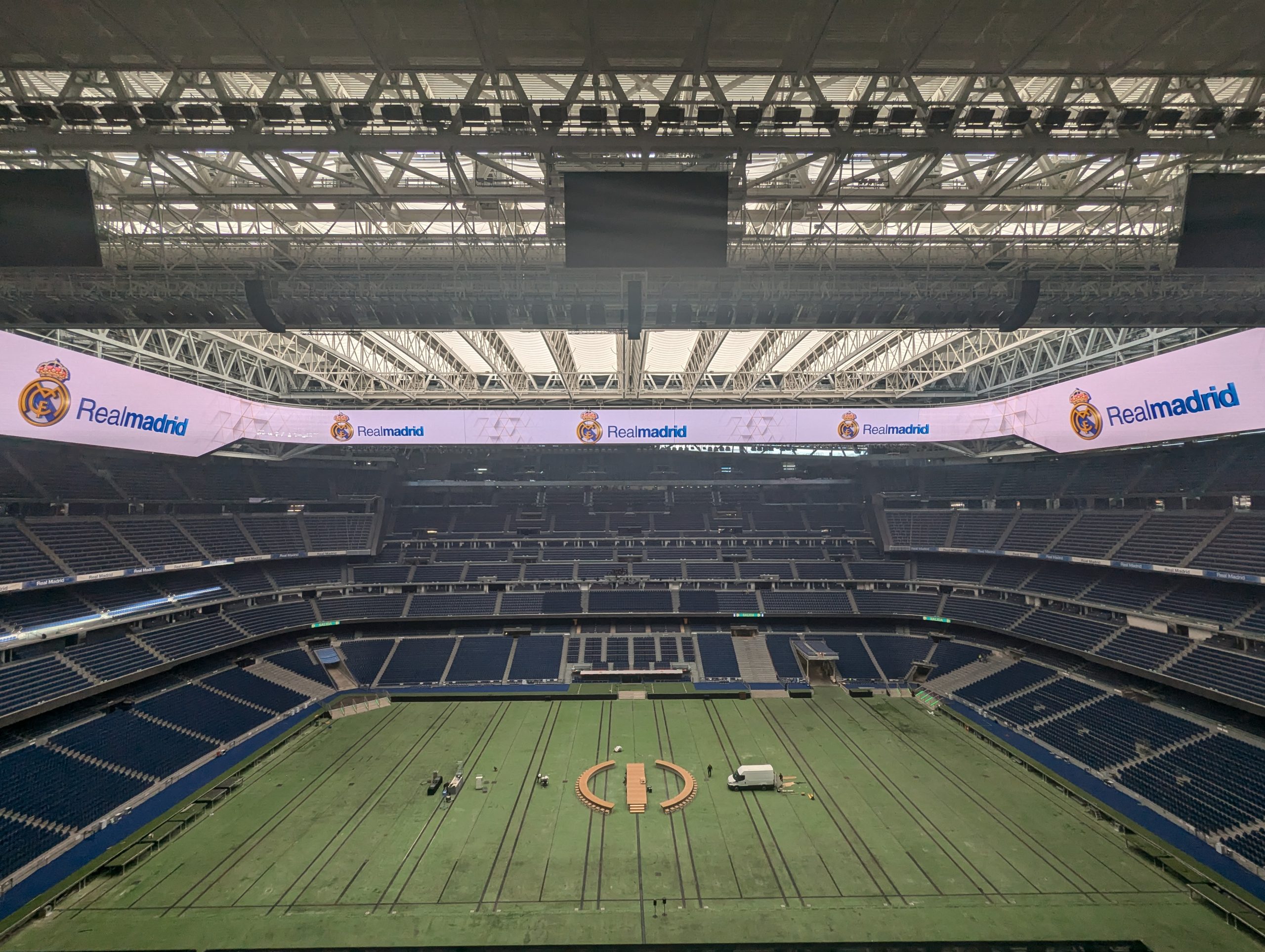 Real Madrid's Santiago Bernabeu stadium