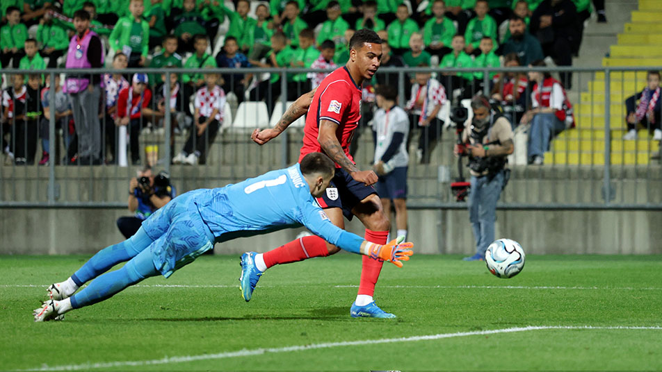 Morgan Rogers in England's win over Croatia